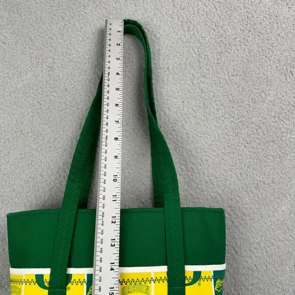 Oregon Ducks Mini Tote Quilted Handmade University of Oregon NCAA - Picture 4 of 16